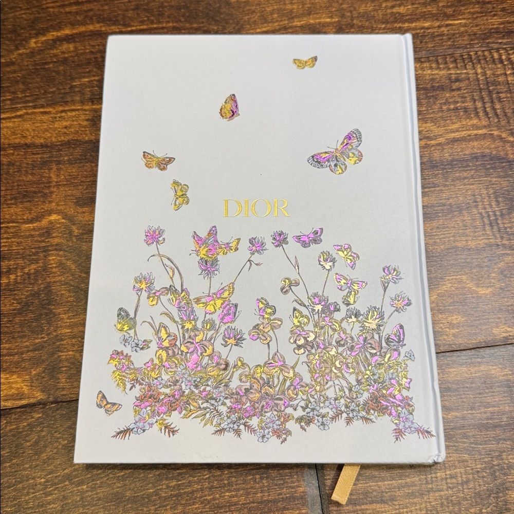 Christian Dior Around The World Decorative Notebook butterfly floral green band - Picture 7 of 7